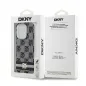 Kryt DKNY Checkered Pattern Printed Stripes na Apple iPhone 13 Pro MagSAFE  Černý 