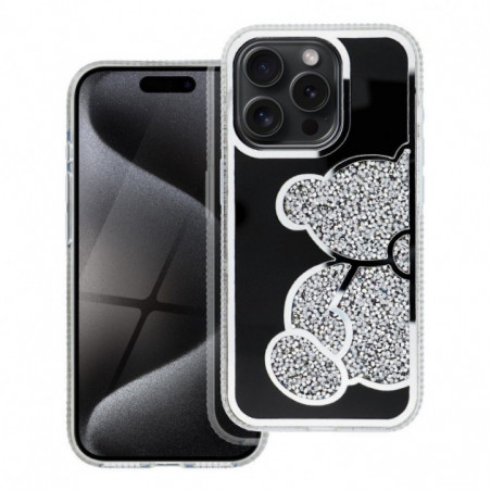 Kryt Teddy bear na Apple iPhone 11 Stříbrný 