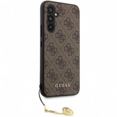 Kryt Guess 4G Charm na Samsung Galaxy S23 FE Hnědý 