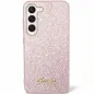 Kryt Guess Glitter Script na Samsung Galaxy S24 PLUS Růžový 