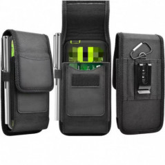 Univerzální pouzdro, Vertikální pouzdro Vertical Belt Holster OXFORD na Samsung Galaxy A51 LTE Černý 