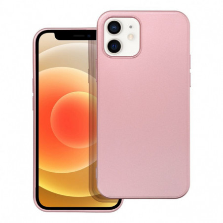 Kryt Metallic na Apple iPhone 12 Pro Růžový