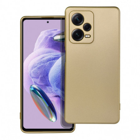 Kryt Metallic na XIAOMI Redmi Note 12 Pro Plus 5G Zlatý 