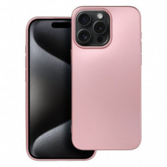 Kryt Metallic na Apple iPhone 15 Pro Max Růžový