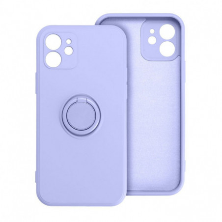 Kryt Silicone ring na Apple iPhone 16 Fialový (Violet)