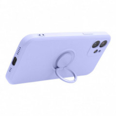 Kryt Silicone ring na Apple iPhone 16 Fialový (Violet) 