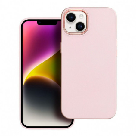 Kryt FRAME na Apple iPhone 16 Plus Elegantní  Pudrově růžový 