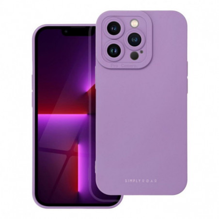 Kryt Roar Luna na Apple iPhone 16 Jednobarevný, Stylový, Estetický doplněk  Fialový (Violet)