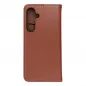 Peněženkové pouzdro Leather case SMART PRO na Samsung Galaxy S24 FE Elegantní  Hnědý