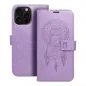 Peněženkové pouzdro MEZZO Book na Apple iPhone 16 Pro Max Lapač snů  Fialový (Purple)