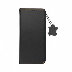 Peněženkové pouzdro Leather case SMART PRO na Apple iPhone 16 Elegantní  Černý