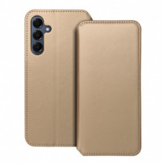 Peněženkové pouzdro Dual Pocket book na Samsung Galaxy A16 Zlatý