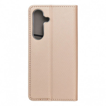 Peněženkové pouzdro Smart Case Book na Samsung Galaxy S25 Zlatý