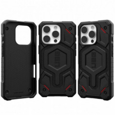 Kryt Urban Armor Gear Monarch Pro na Apple iPhone 16 Pro MagSAFE  Kevlarově černý