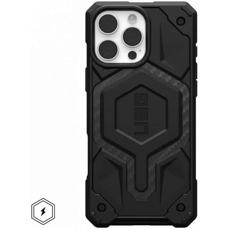 Kryt Urban Armor Gear Monarch Pro na Apple iPhone 16 Pro Max MagSAFE  Uhlíkové vlákno