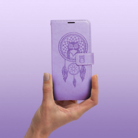 Peněženkové pouzdro MEZZO Book na Samsung Galaxy S25 Plus Fialový (Purple)