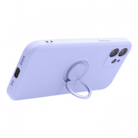 Kryt Silicone ring na XIAOMI Redmi Note 14 4G Fialový (Violet)