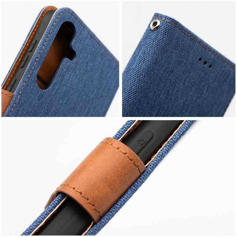 Peněženkové pouzdro JEANS na XIAOMI Redmi 14C Elegantní  Modrý