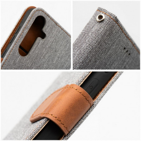 Peněženkové pouzdro JEANS na XIAOMI Redmi 14C Elegantní  Šedý