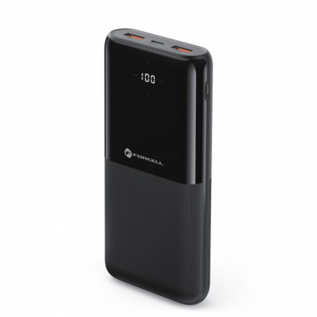 Forcell F-Energy P20k1 PD 20W QC 20000mAh Power Bank Černý