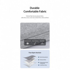 Dux Ducis taška LBTC na notebook 14-15,4in Horizontal Handbag světle šedá