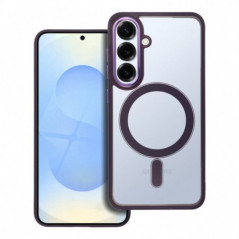 Kryt Color Edge Mag na Samsung Galaxy S25 MagSAFE  Hluboká fialová