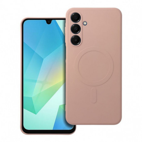 Kryt Silicone Mag Cover na Samsung Galaxy A36 MagSAFE  Růžový