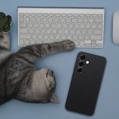 Kryt Silicone 2mm na Motorola Edge Černý