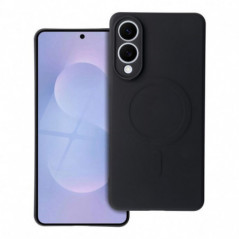 Kryt Silicone Mag Cover na Samsung Galaxy S25 Edge MagSAFE  Černý