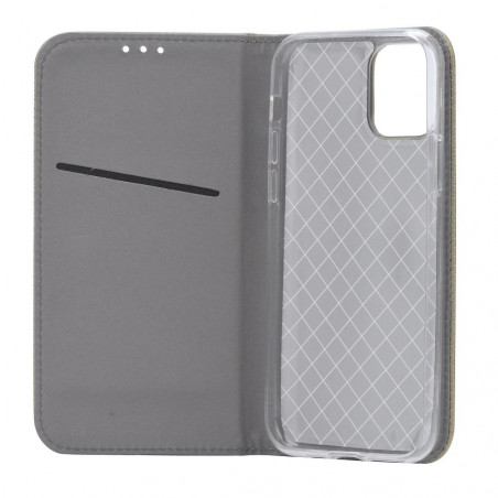 Peněženkové pouzdro Smart Case Book na Samsung Galaxy A52 5G Zlatý 