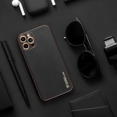 Kryt LEATHER na Samsung Galaxy A52 5G Černý