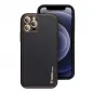 LEATHER na Samsung Galaxy A52 5G FORCELL Kožený obal Černý