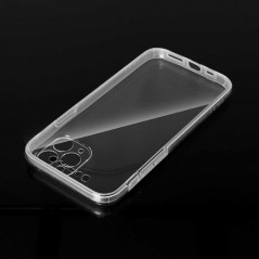 360 Full Cover PC + TPU na Apple iPhone 13 Pro Max Silikonové pouzdro Průhledný